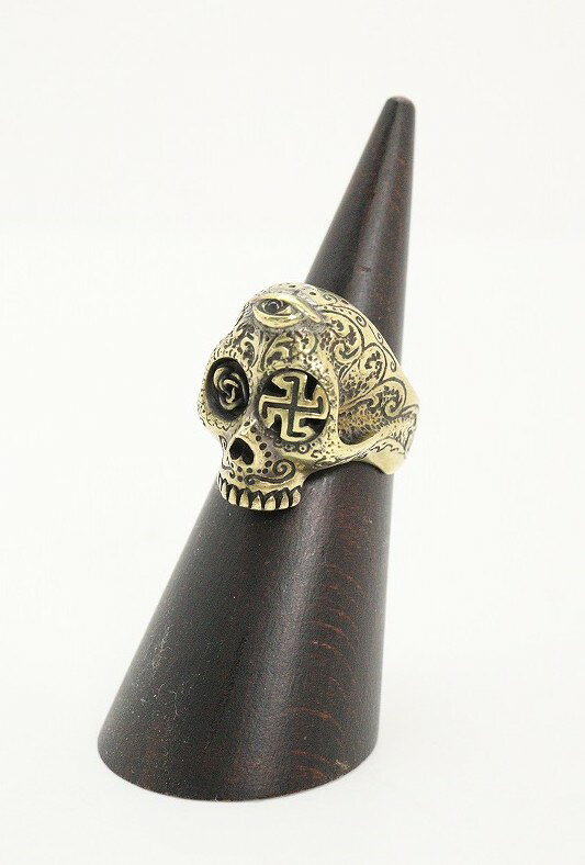 樂天商城 - galcia ガルシア メキシカンスカルリング ゴールド 【中古】【アクセサリー】【金沢本店 併売品】【823352Kz】