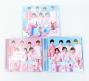 なにわ男子 初心LOVE うぶらぶ 通常盤 + 初回限定盤1 + 初回限定盤2 セット 全種 3形態 購入特典ちゅきジャケ付き 【CD+Blu-ray】