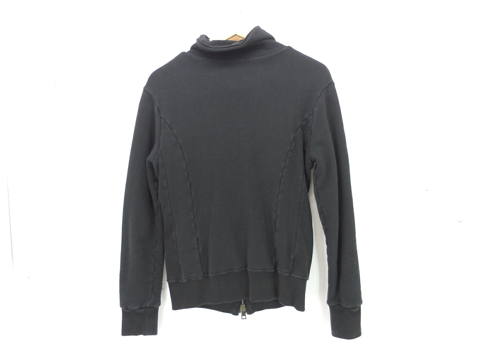 AKM 09AW sweat neck zip size：L エーケイエム ハイネック ZIP スウェット ジャケット ブラック K029