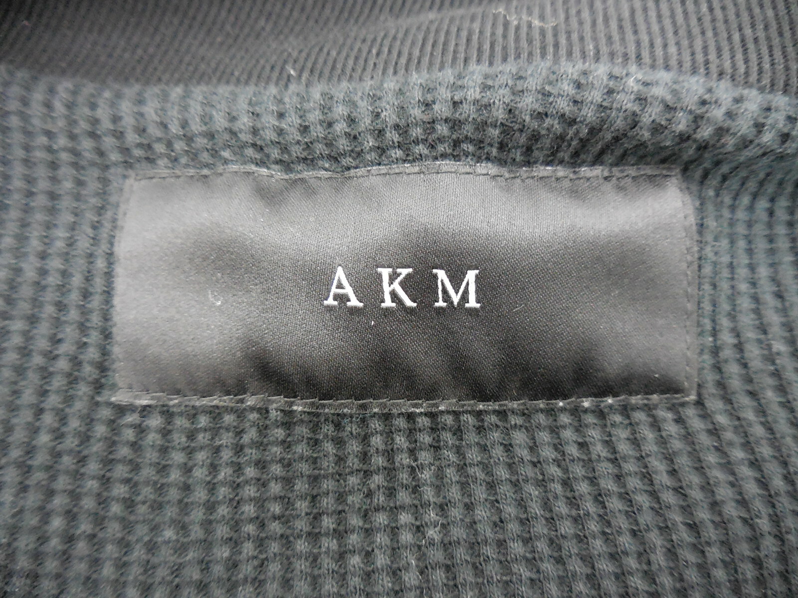 AKM 09AW sweat neck zip size：L エーケイエム ハイネック ZIP スウェット ジャケット ブラック K029