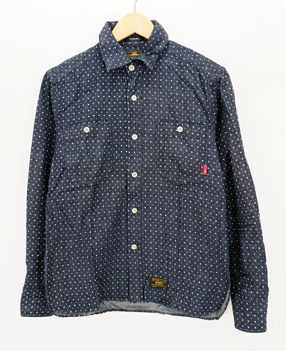 ͲޤWTAPS 13AW L/S ERNEST SHIRT sizeS ֥륿åץ ɥå Ĺµ ܥ󥷥 132LTDT-SHM05 Made in Japan