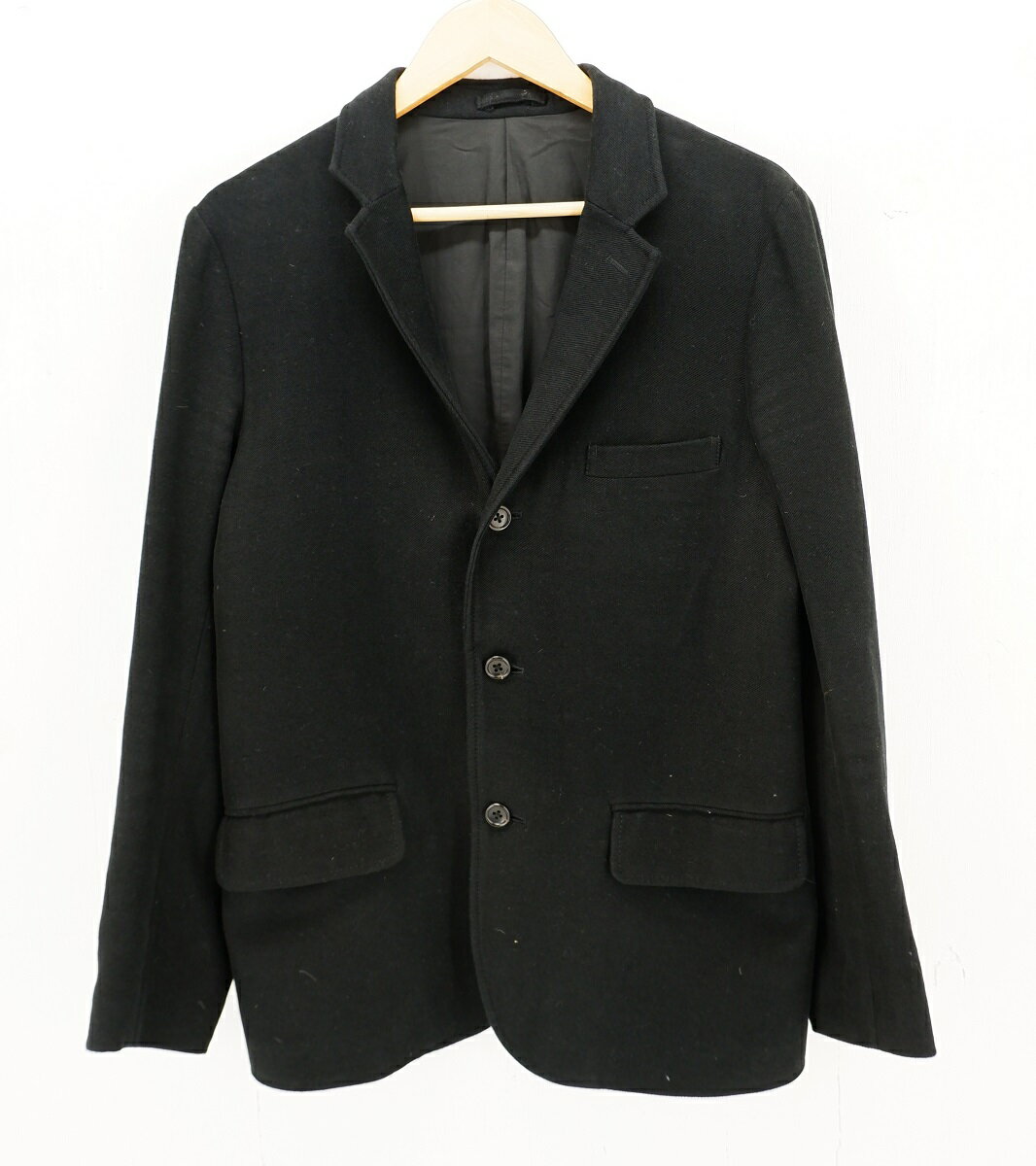 UNIVERSAL PRODUCTS TAILORED JACKET size：M ユニバーサルプロダクツ テーラードジャケット ブラック 123-60401 Made in Japan