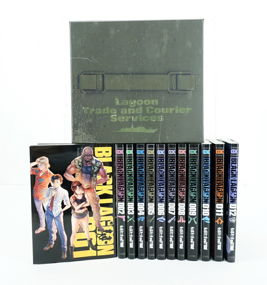 BLACK LAGOON ブラックラグーン 20th ANNIVERSARY BOX 1巻～11巻 12巻 セット 全巻 （以下続刊） 小学館 広江礼威