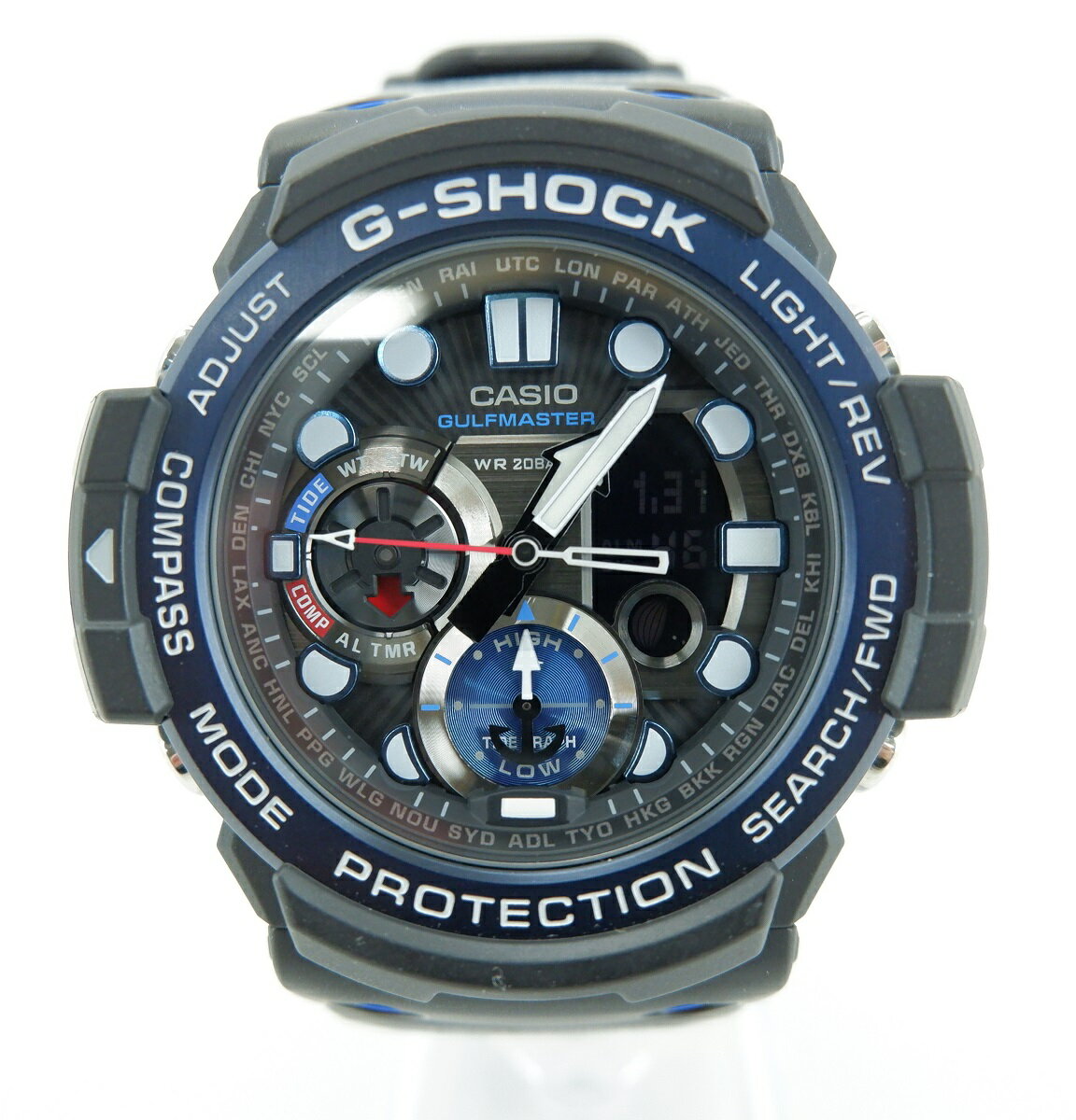 G-SHOCK GN-1000B-1AJF GULFMASTER ジーショック ガルフマスター デジタル アナログ 腕時計 ウォッチ 時計 電池 ブラック CASIO カシオ