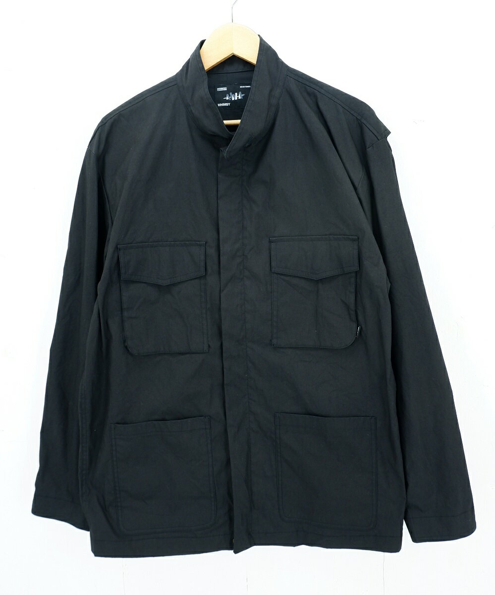 WHIMSY UTILITY BDU JACKET size：L ウィムジー ユーティリティ ジャケット ミリタリージャケット ブラック Made in Japan