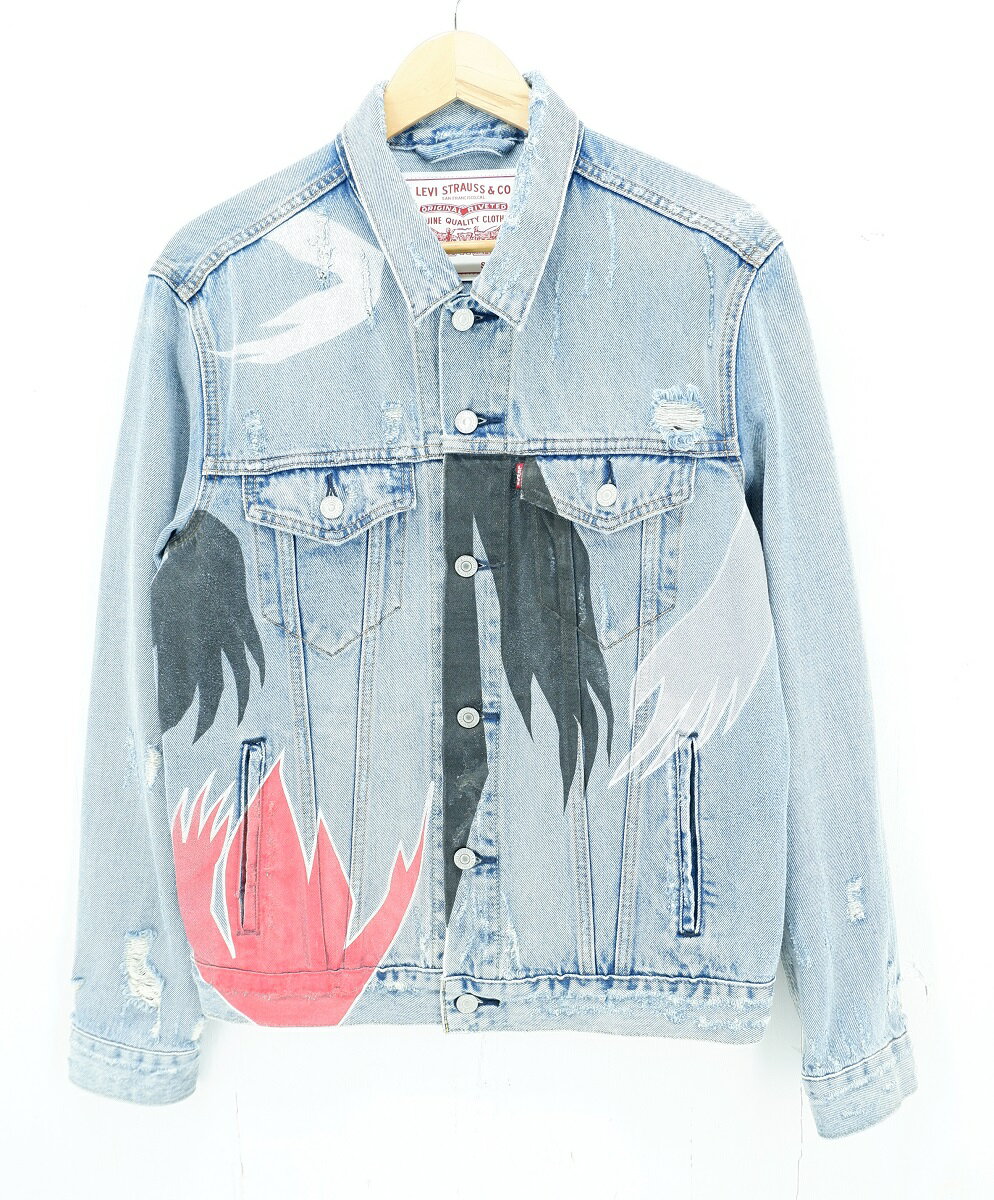 yŏIlzLEVI'S ~ FUTURA LABORATORIES 20AW DENIM JACKET sizeFM [oCX t[` {g[Y R{ 2e fj WPbg GW gbJ[WPbg AE^[ CfBS h