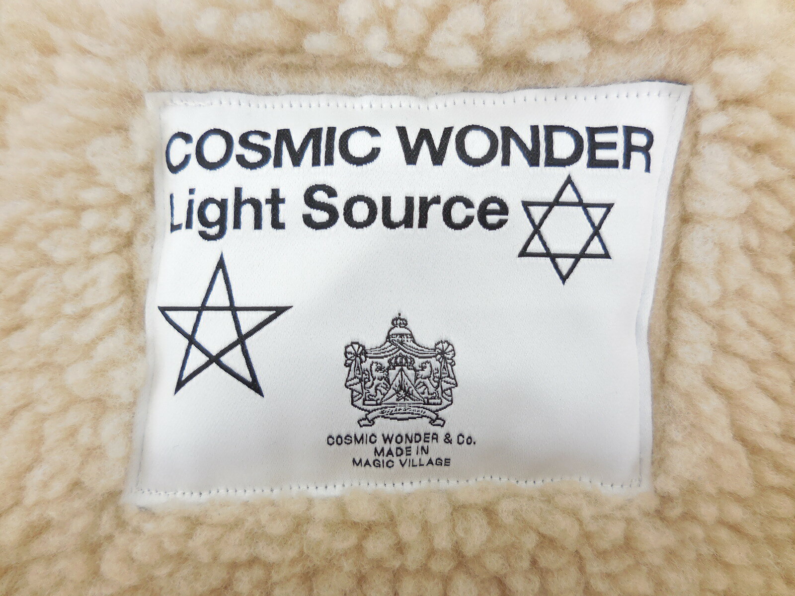 COSMIC WONDER BOA JACKET size：3 コズミックワンダー 裏ボア ジャケット アウター ベージュ L6F52015-M Made in Japan