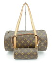 LOUIS VUITTON M51385 パピヨン30 ルイ・ヴィトン モノグラム ハンドバッグ バッグ 筒型 ポーチ付き 中期型 廃盤 JSB鑑定済み(4)
