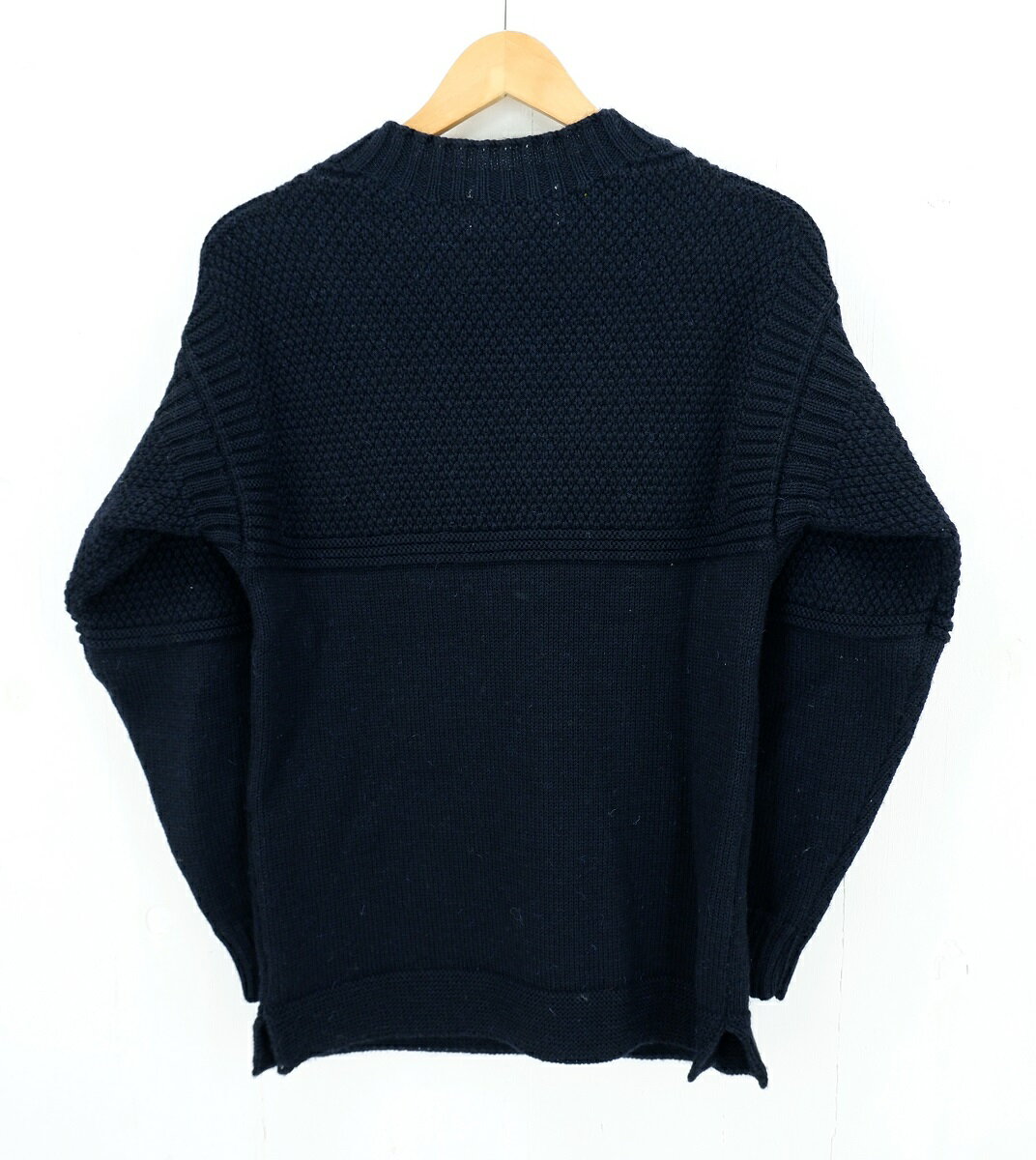 値下げしました　ALDERNEY PULLOVER KINT size：34 アルダニー プルオーバー ニット セーター ブラック 15-080-610-0033-3-0