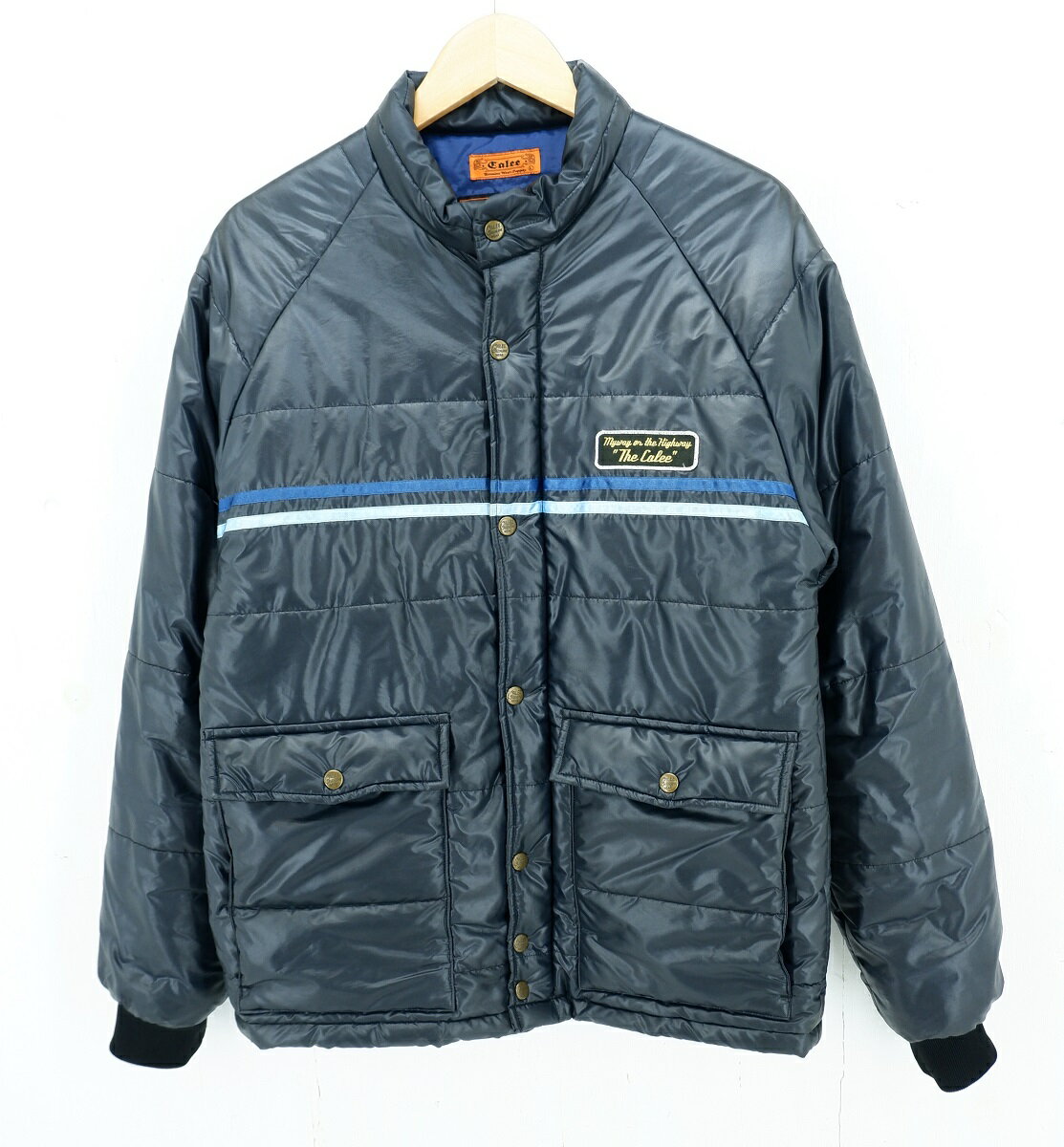 l܂@ CALEE PADDING JACKET sizeFL L[ pfBOWPbg ȃWPbg AE^[ ubN Made in Japan