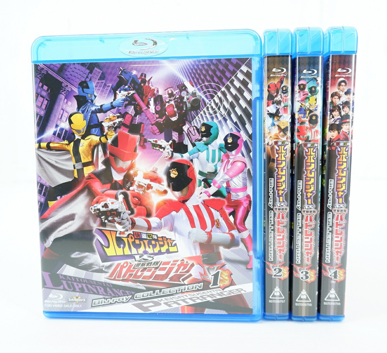 快盗戦隊ルパンレンジャーvs警察戦隊パトレンジャー Blu-ray COLLECTION 1巻～4巻 セット 全巻 【Blu-ray】