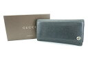 【値下げしました】GUCCI 449279 LONG WALLET グッチ インターロッキングG 長財布 ロングウォレット ブラック JSB鑑定済み