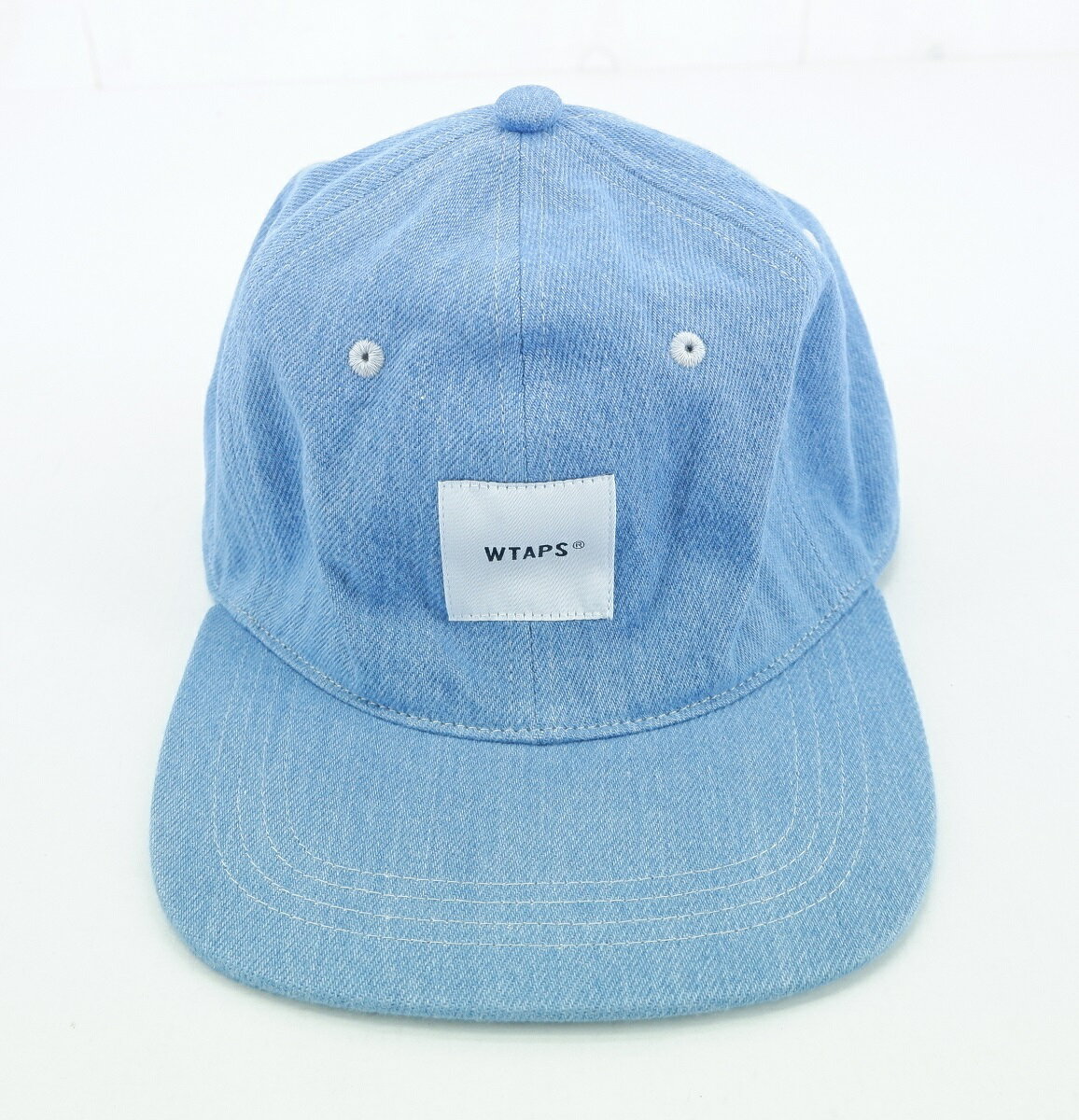 WTAPS 21SS T6H 01DENIM CAP size:FREE ダブルタップス ロゴ デニム 6パネル キャップ 帽子 インディゴ 211HCDT-HT04 Made in Japan