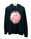 CHALLENGER CHOPPER ISLAND HOODIE size：S チャレンジャー プリント フーディー パーカー ブラック Made in Japan