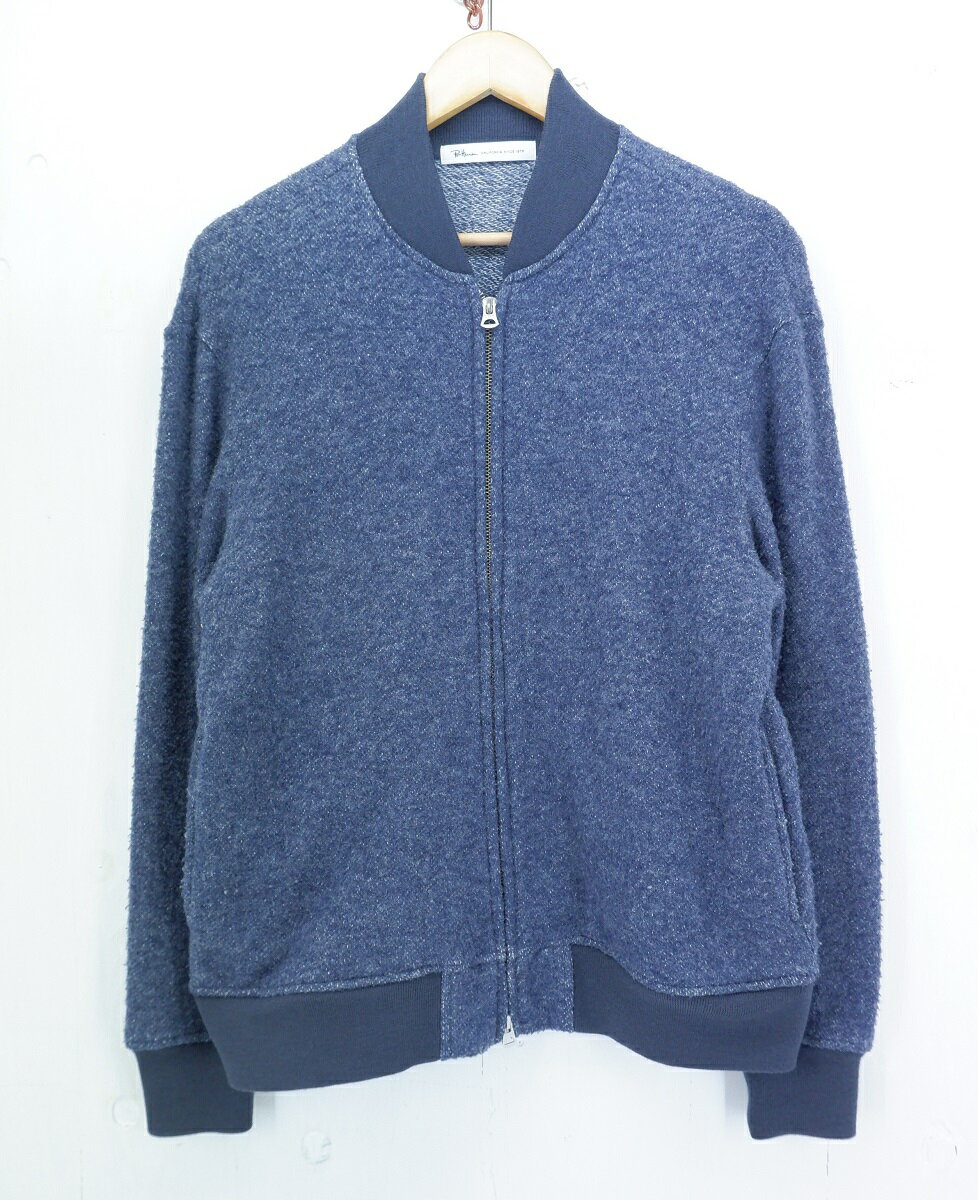 Ron Herman KNIT BLOUSON JACKET size:S ロンハーマン ニット ブルゾン ジャケット アウター ネイビー 2620900079 サザビーリーグ Made in Japan