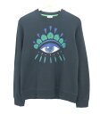 ケンゾー トレーナー メンズ KENZO EYE SWEAT SHIRT size：S ケンゾー 目 刺繍 スウェット トレーナー ブラック F765SW0554XR ケンゾー・パリ・ジャパン JSB鑑定済み