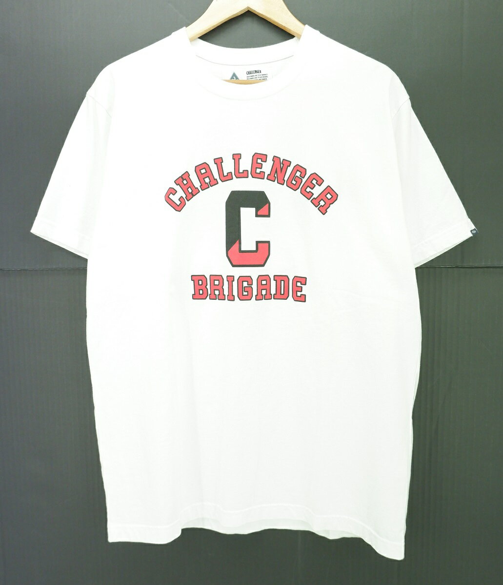 CHALLENGER 23SS S/S COLLEGE Tee size：XL チャレンジャー プリント 半袖Tシャツ ホワイト CLG-TS 023-002 Made in Japan