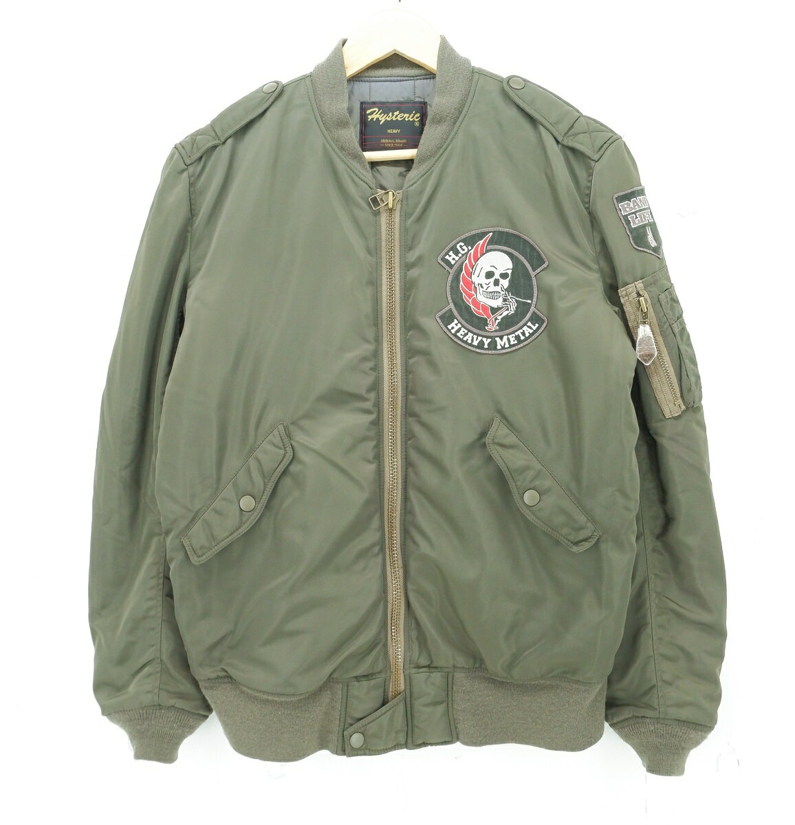 HYSTERIC GLAMOUR MA-1 JACKET sizeFFREE qXebNO}[ v}tg WPbg u] AE^[ J[L 2AB-5310