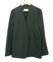 メゾン マルジェラ ノーカラージャケット メンズ Maison Margiela 21SS COLLARLESS JACKET size：50 メゾンマルジェラ カラーレス ノーカラー ジャケット アウター ブラック S50BN0370 マルジェラジャパン JSB鑑定済み