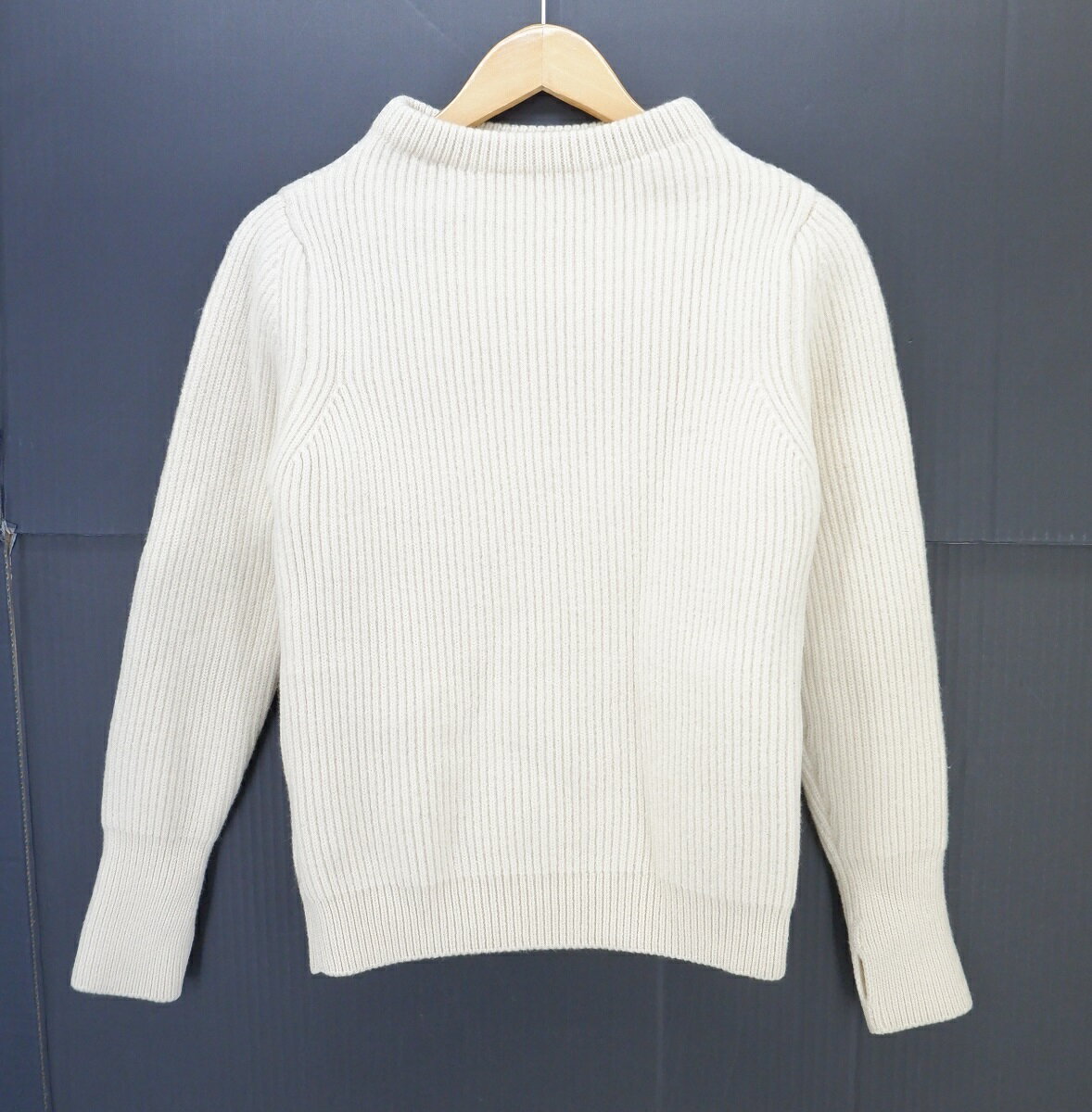 ANDERSEN ANDERSEN CREWNECK WOOL KNIT size:XS アンデルセンアンデルセン クルーネック ウール ニット ホワイト