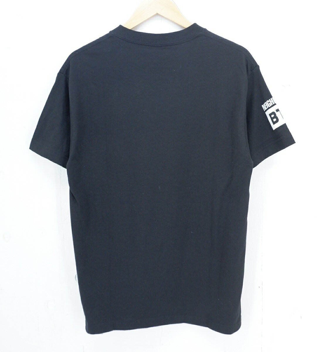 NEIGHBORHOOD × BT21 20AW S/S NHBT-2 C-Tee size：M ネイバーフッド ビーティーイシビル コラボ プリント 半袖Tシャツ ブラック 202GE21N-STM02S BTS 防弾少年団