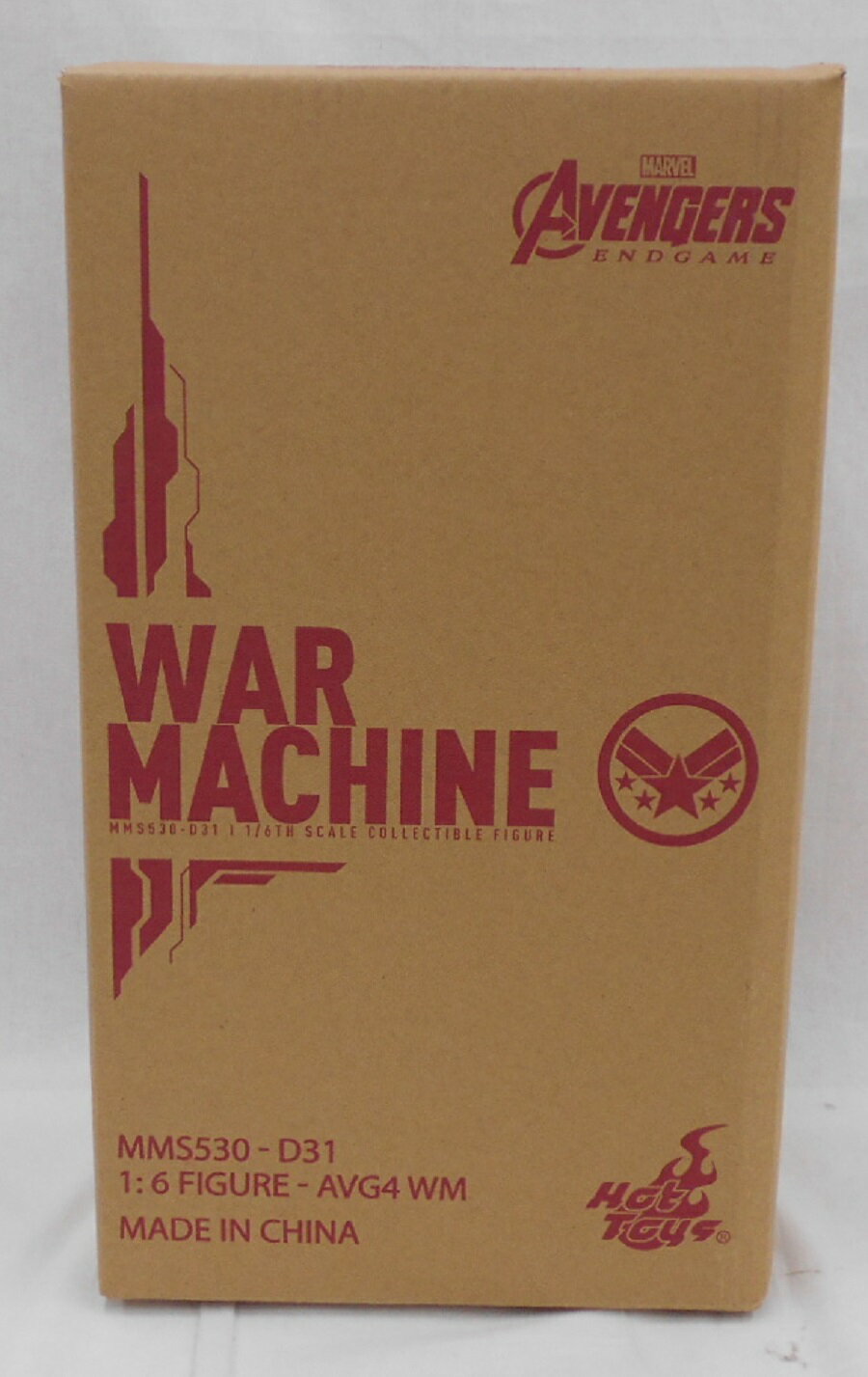 Hot Toys/ホットトイズAVENGERS　ENDGAMEアベンジャーズ　エンドゲームWAR MACHINE ウォーマシーンMMS530-D31 未開封品