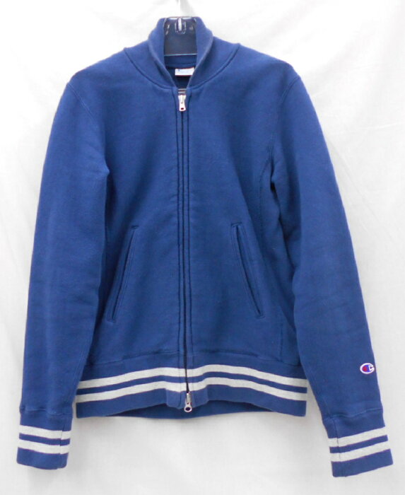 Champion/チャンピオンREVERSE　WEAVE リバースウィーブジップブルゾン スウェット生地C8-E019 Navy size:M