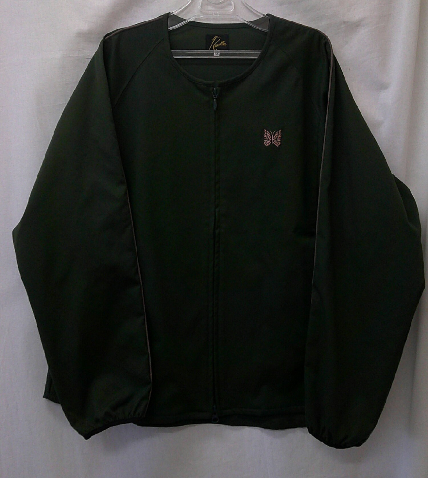 Needles/j[hYNo Collar Track Jacketm[J[gbNWPbgChVGbgsize:XS O[ {