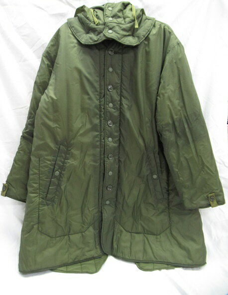 ENGINEERED GARMENTSエンジニアードガーメンツ21AW PRIMALOFT Liner Jacketナイロン フード付ライナージャケットSIZE:S グリーン系 USA製