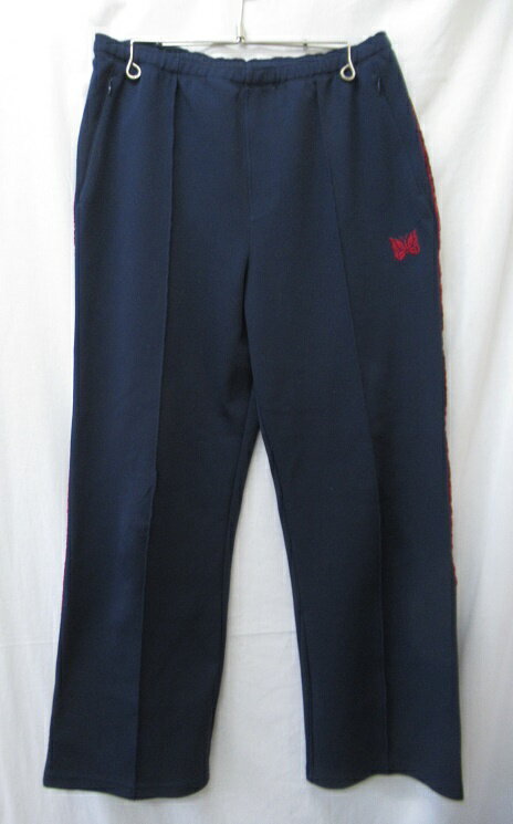 Needles/ニードルズ Side Line Center Seam Pant-Poly Smoothサイドラインセンターシームパンツ FK191ネイビー SIZE:M