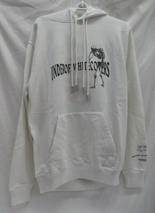 OFF-WHITE~UNDER COVERItzCg~A_[Jo[@19AWSkelton Reverse Hoody@p[J[zCg@SIZE:S