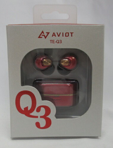 AVIOT TE-Q3　アクティブノイズキャンセリング ワイヤレス イヤホンRed Spinel　Bluetooth 5.3　未開封