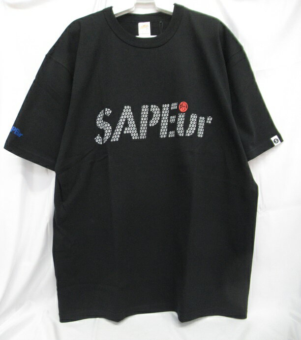 SAPEur×MASATOSHI HAMADA浜田雅功　印鑑　LOGO　S/S TeeBlack　SIZE:XL　未使用品