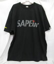 SAPEur×MASATOSHI HAMADA浜田雅功 印鑑 LOGO S/S TeeBlack SIZE:XL 未使用品