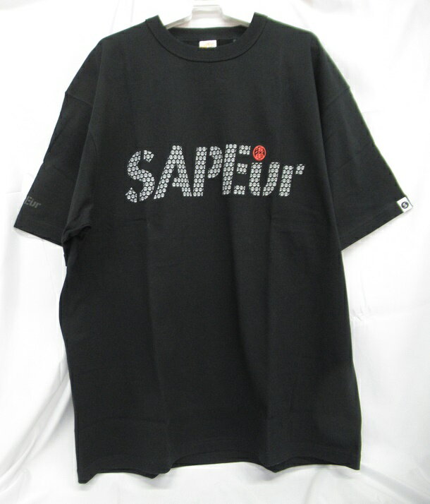 SAPEur×MASATOSHI HAMADA浜田雅功　印鑑　LOGO　S/S TeeBlack　SIZE:XL　未使用品