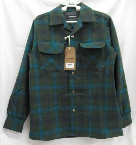 Subculture / TuJ`[ 24SSWool Check Shirt E[`FbNVcSCSH-S2401 SIZE:1 O[ {