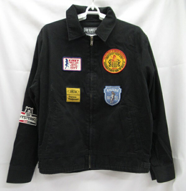 HYSTERIC GLAMOUR / qXebNO}[23AW Patch Custom Blouson pb`JX^u]02233AB11 SIZE:S ubN {