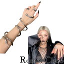 RomelCheo 3way スネーク アーム バングル ブレスレット 蛇 ヘビ 腕輪 レディース 自由な形 ネックレス ベルト 個性的 ゴシック パンク ロッ...