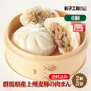 群馬県産上州麦豚の肉まん6個(2個×3袋)/ 送料込み (沖縄別途送料) ぐんまの恵み 群馬県 の食材を中心に使用 上州麦豚 ふっくら 生地 [ 群馬県産 豚肉...