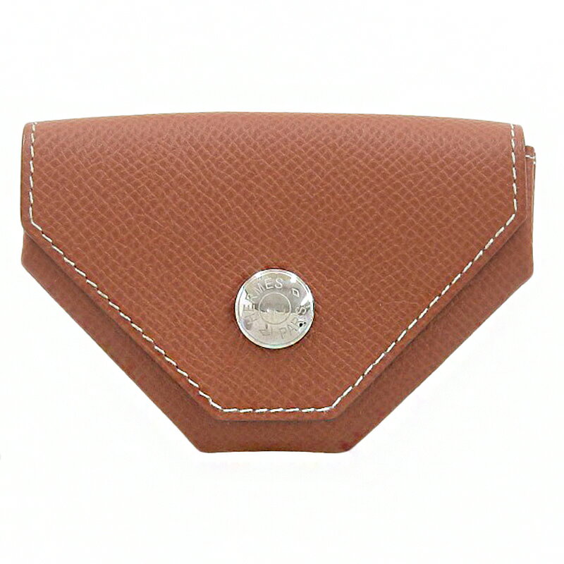 乐天商城 - 【中古】 エルメス HERMES ル ソワ サンドゥーズ コインケース レザー ブラウン×ブルー Y刻印 2020年 新入荷 HE0885