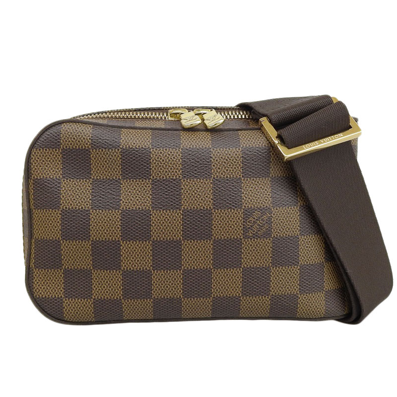 【中古】 ルイヴィトン LOUIS VUITTON ダミエ ジェロニモス ボディバッグ エベヌ N51994 新入荷 LV1431