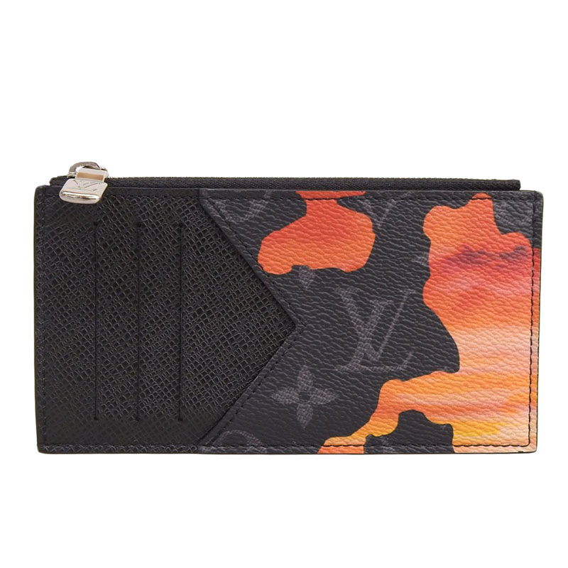 【中古】 ルイヴィトン LOUIS VUITTON モノグラム・エクリプス ルーム・ウィズ・ア・ビュー コインカードホルダー M81751 新入荷 LV1461