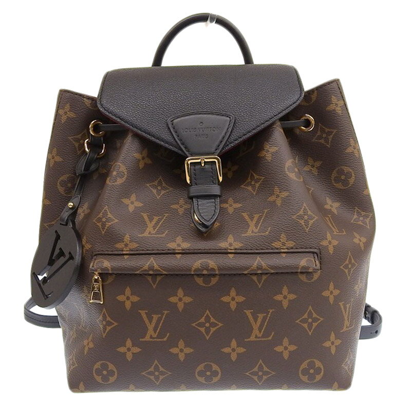 【中古】 ルイヴィトン LOUIS VUITTON モノグラム・マカサー モンスリNMPM バックパック リュックサック M45515 新入荷 LV1572