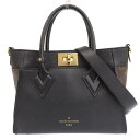 【中古】 ルイヴィトン LOUIS VUITTON オンマイサイドPM 2WAY ハンドバッグ ショルダー レザー モノグラム ノワール M57728 新入荷 ...