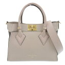 【中古】 ルイヴィトン LOUIS VUITTON オンマイサイドPM 2WAY ハンドバッグ ショルダー レザー モノグラム グレージュ M57729 新入荷...