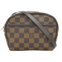 【中古】 ルイヴィトン LOUIS VUITTON ダミエ ポシェット・イパネマ ショルダーバッグ ウエストポーチ エベヌ N51296 新入荷 LV1585(4)