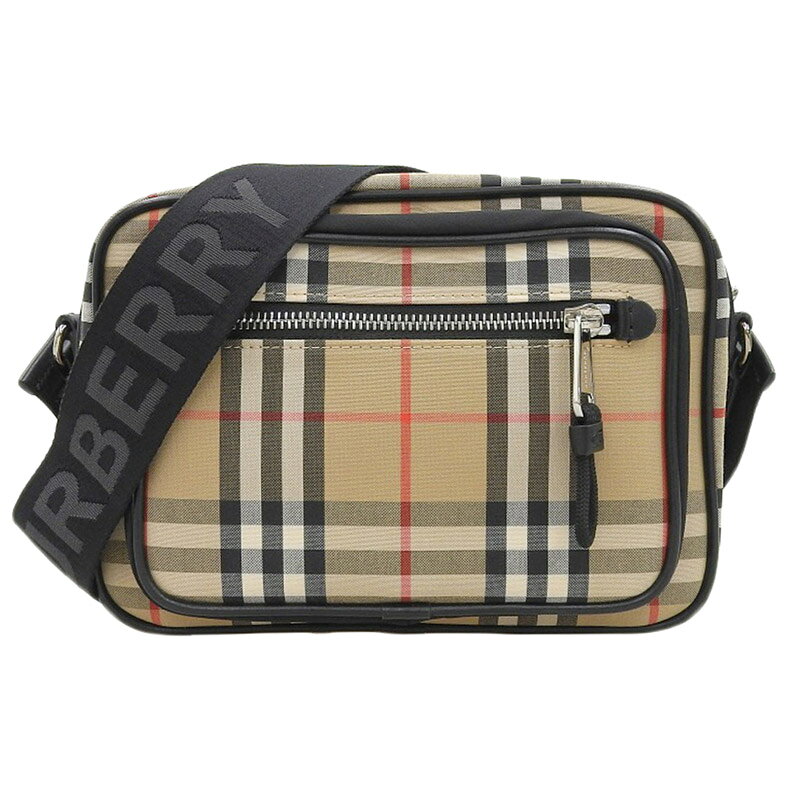 【中古】 バーバリー BURBERRY ショルダーバッグ ナイロン/レザー ベージュ 新入荷 OB1911
