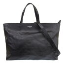 【中古】 バレンシアガ BALENCIAGA パッセンジャーXL キャリーオール 2WAYバッグ トートバッグ レザー ブラック 764997 新入荷 OB19...