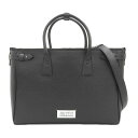 【中古】 メゾンマルジェラ Maison Margiela 5AC 2WAYバッグ トートバッグ ショルダーバッグ レザー ブラック SB1WD0001 新入荷...