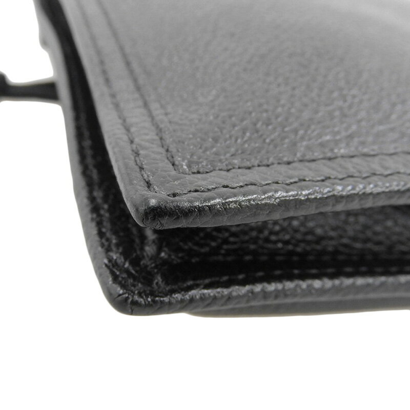 【中古】 バレンシアガ BALENCIAGA エクスプローラー ショルダーバッグ レザー ブラック 532298 新入荷 OB2136